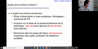 Atelier Biomédecine quantitative, études cas-témoins