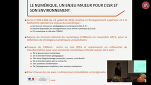 A-DSI Synthèse du séminaire campus L’immobilier universitaire à l’ère du numérique - S. Larger, sousdirection de l’immobilier, MENESR