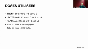 DU MMAA2 - Vieillissement du visage et techniques d'injection - Pr C. Dubreuil - 11/05/2026