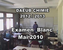 DAEUB - Cours de Chimie - Correction examen blanc - Mai 2010.