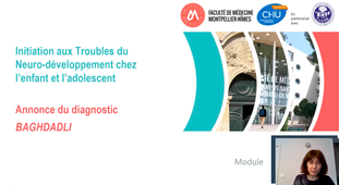 Annonce du diagnostic aux familles – A. BAGHDADLI, Professeur de Pédopsychiatrie