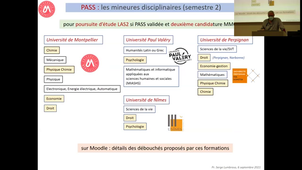 Vidéo du 06-09-2021 - Organisation générale PASS - S LUMBROSO