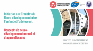 Concepts de neuro-développement et d'apprentissages - R. PRY, Professeur de Psychologie du Développement