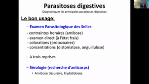 DFASM1 MIB 04/02/2021 Parasitoses digestives	Y. STERKERS salle 207 MIB