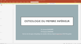 01/09/2022	08h00	10h00	Appareil Locomoteur - CM2 Anatomie	Dr JOURDAN Edouard	Amphi Anatomie	DFGSM2