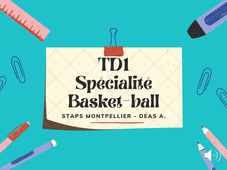 TD Présentation Spécialité Basket-ball STAPS L1