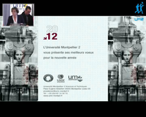 Présentation des voeux de Daniel Hérin pour l'année 2012