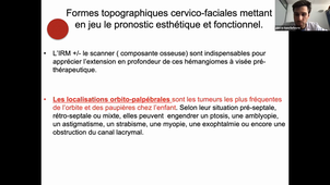 DU de chirurgie plastique pédiatrique 15h à 16h, Dr Lefevre, radiologie interventionnelle et anomalies vasculaires 07/04/2021