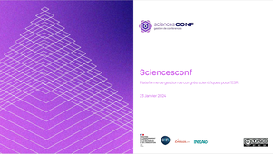 Sciencesconf, plateforme de gestion de congrès scientifiques pour l'ESR.mp4