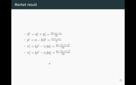 Microéconomie & Théorie des Jeux (Duopoles)