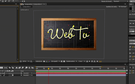 Tuto Animation Texte manuscrit sur After Effects