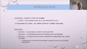 Droit judiciaire privé L2 Gr A - introduction
