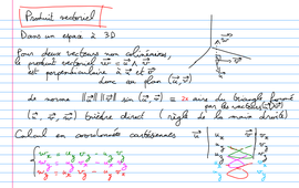 Cours Calculus Produit Vectoriel - T Guillet