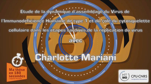 Ma thèse en 180 secondes Charlotte Mariani