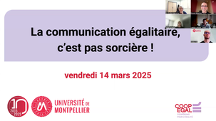 Sensibilisation à la communication sans stéréotypes de genre