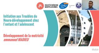 Développement de la motricité - E. MADIEU, Psychomotricien