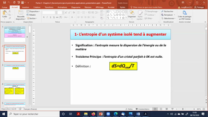 Cours CH311_Serie A_081020_Début 2nd principe-enthalpie libre