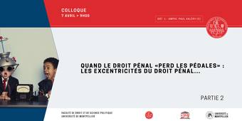 Colloque : Le Droit Pénal perd les pédales - Partie 2