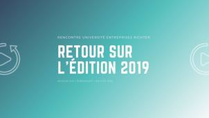 Rencontre Université Entreprises Richter | 2019 | Retour sur l'édition 2019