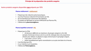 PSL/MDS/Analyse immuno-hématologique - Pr Jacques Chiaroni _ Hémovigilance et effets indésirables transfusionnels - Dr Bernard Lassale