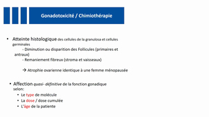 Stratégies de Préservation de la fertilité féminine en oncologie