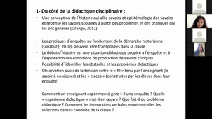 Séminaire général du Lirdef avec conférence d'Isabelle Vinatier