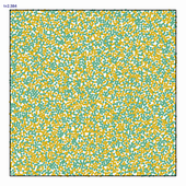 Coarsening in mixtures of 'counter-rotating spinners'