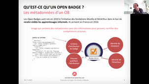 Webinaire Les badges : valoriser les compétences autrement