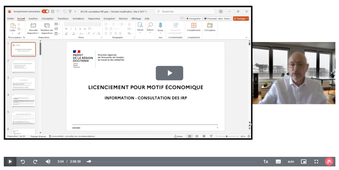 Licenciement pour motif économique : info consultation IRP et validation hom. PSE - F. ALOY
