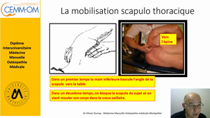 Traitement manipulatif des capsulites