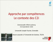 Séminaire C2I à l'UM2 : 'Approche par compétences, Le contexte des C2I' par Emmanuelle Villiot-Leclercq