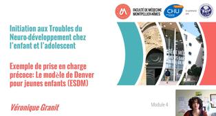 Exemple de prise en charge précoce : DENVER – V. GRANIT, Orthophoniste