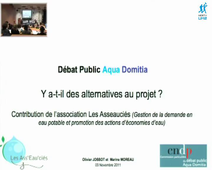 Débat public jeune Aqua Domitia. 2ème partie.