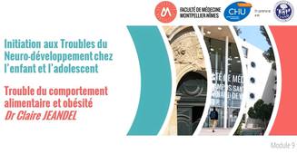 Trouble du comportement alimentaire et obésité – C. JEANDEL, Endocrino-pédiatre