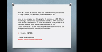 12/04/2021	10:00	11:00	Menace d'accouchement prématuré : prévention et CAT	RAYSSIGUIER Romy	308		MIE