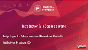 Introduction à la science ouverte