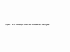 Master STAPS UE1E1 Epistémologie Cours  n°10