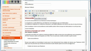 Didacticiel Vidéo – Modifier un article sur le site de l'UM2 (Joomla!)