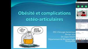 D.U PEC Obésité - Dr. Claire DAIEN - Obésité et complication ostéo-articulaires