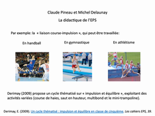CM transversal n°4 - La référence culturelle en EPS : Culture savante et culture praxique