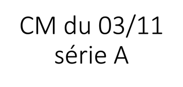 CM HLPH101 série A 03/11 09h45