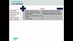 Seminaire LMGC 17 septembre 2020 : Marie SALGUES - Etude expérimentale in vitro et in situ pour évaluer la colonisation bactérienne des matériaux cimentaires dans l'environnement marin