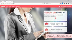 LAS  : Comment accéder à ses enseignements sur Moodle UM