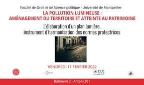 La pollution lumineuse : aménagement du territoire et atteinte au patrimoine - L’élaboration d’un plan lumière, instrument d’harmonisation des normes protectrices