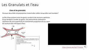 Les granulats et l'eau