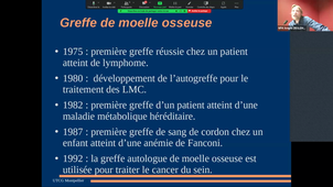 Cellules souches hématopoïétiques et leur applications en routine : rappel - Cellules souches issues de sang de cordon. Caractéristiques, culture, applications cliniques. Jean-Luc VEYRUNE.mp4