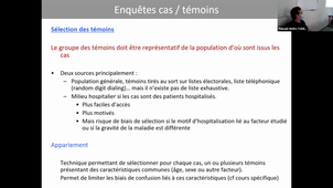 DFGSM3 BMQ Etudes Cas-Témoins, Th. MURA