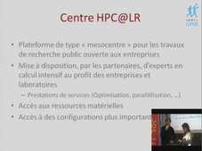 Présentation de HPC@LR - Vendredi 3 Décembre - Partie 5