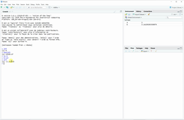 Présentation rapide de Rstudio