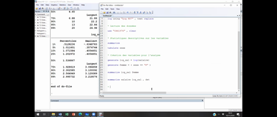 Econométrie (M1) - TD7 (1ère partie)